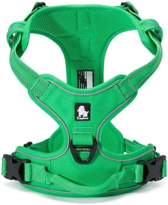 TRUE LOVE Adjustable No-Pull Dog Harness Reflective Pup Vest Harnesses Comfortable Control Brilliant Colors Truelove Tlh5651(Royal Blue,L)