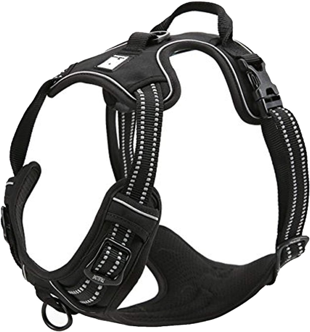 TRUE LOVE Adjustable No-Pull Dog Harness Reflective Pup Vest Harnesses Comfortable Control Brilliant Colors Truelove Tlh5651(Royal Blue,L)
