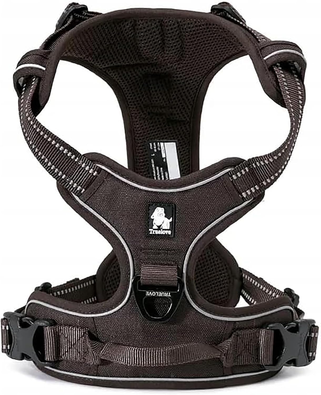 TRUE LOVE Adjustable No-Pull Dog Harness Reflective Pup Vest Harnesses Comfortable Control Brilliant Colors Truelove Tlh5651(Royal Blue,L)